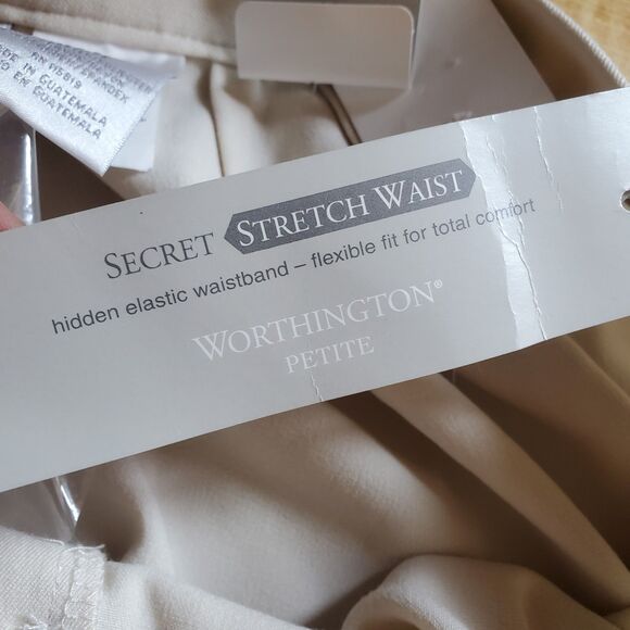 Worthington Petite Stretch Waist Pants Size 16P NWT - Picture 8 of 8
